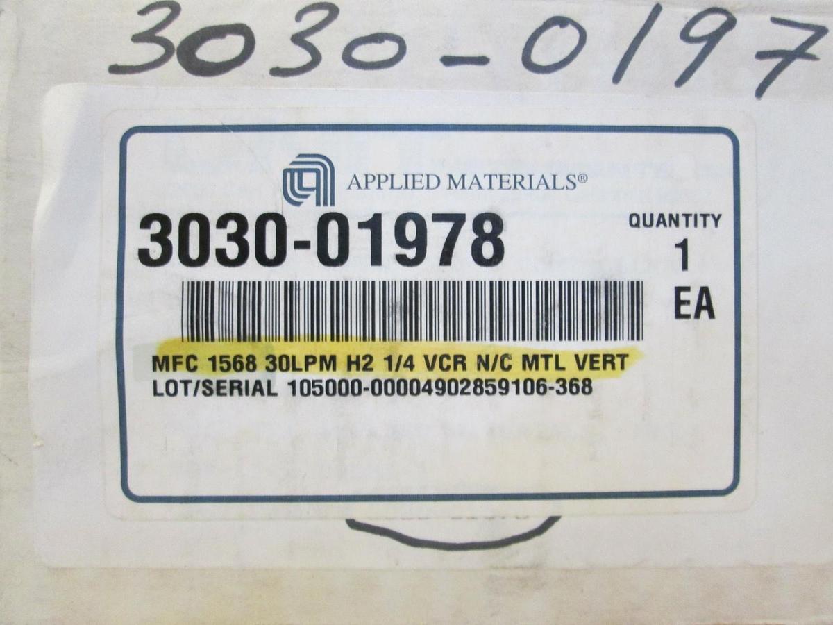 Used Unit UFC-1568, MFC, Mass Flow Controller, H2, 30 LPM, 1/4" VCR, Used