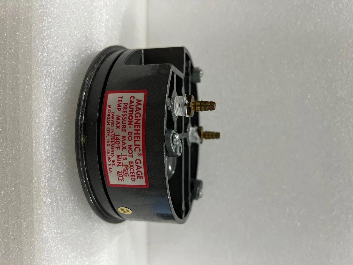 Used Dwyer, Magnehelic Pressure Gauge, 0-2”, 2002c, Used