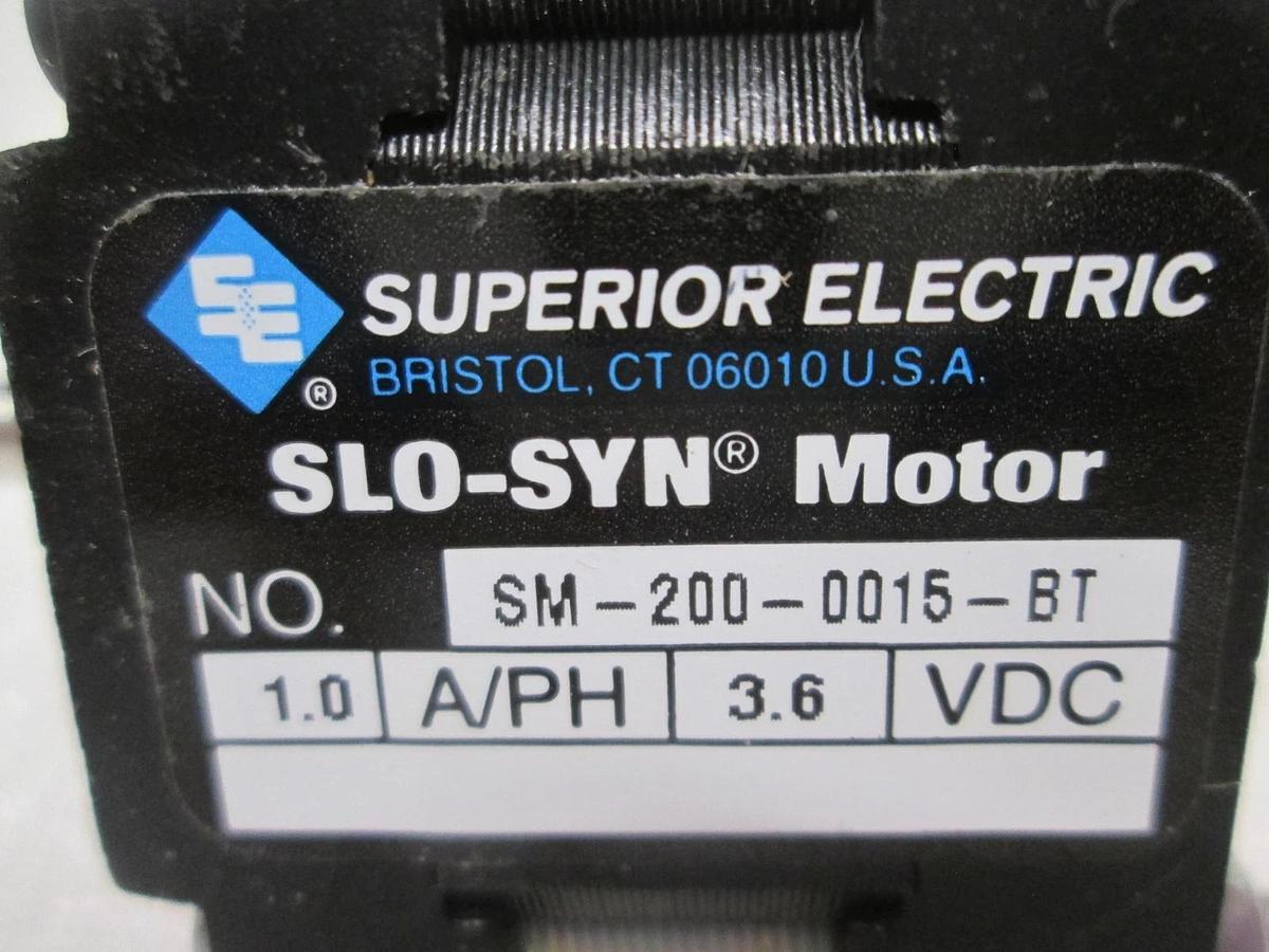 Superior Electric, SM-200-0015-BT, Slo-Syn Motor, 3.6 VDC, New