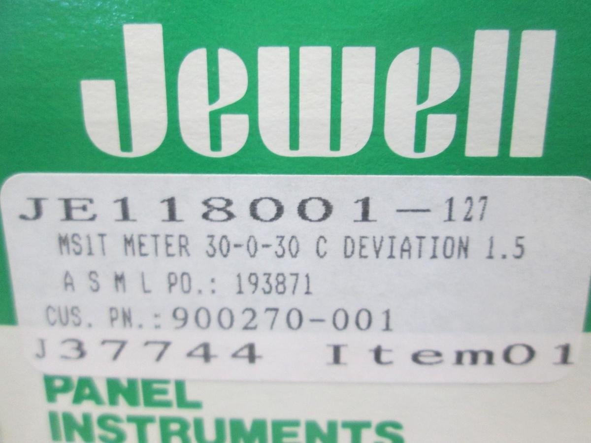 Jewell, MSIT Meter, 30-0-30 C Deviatoin 1.5, JE118001-127, New