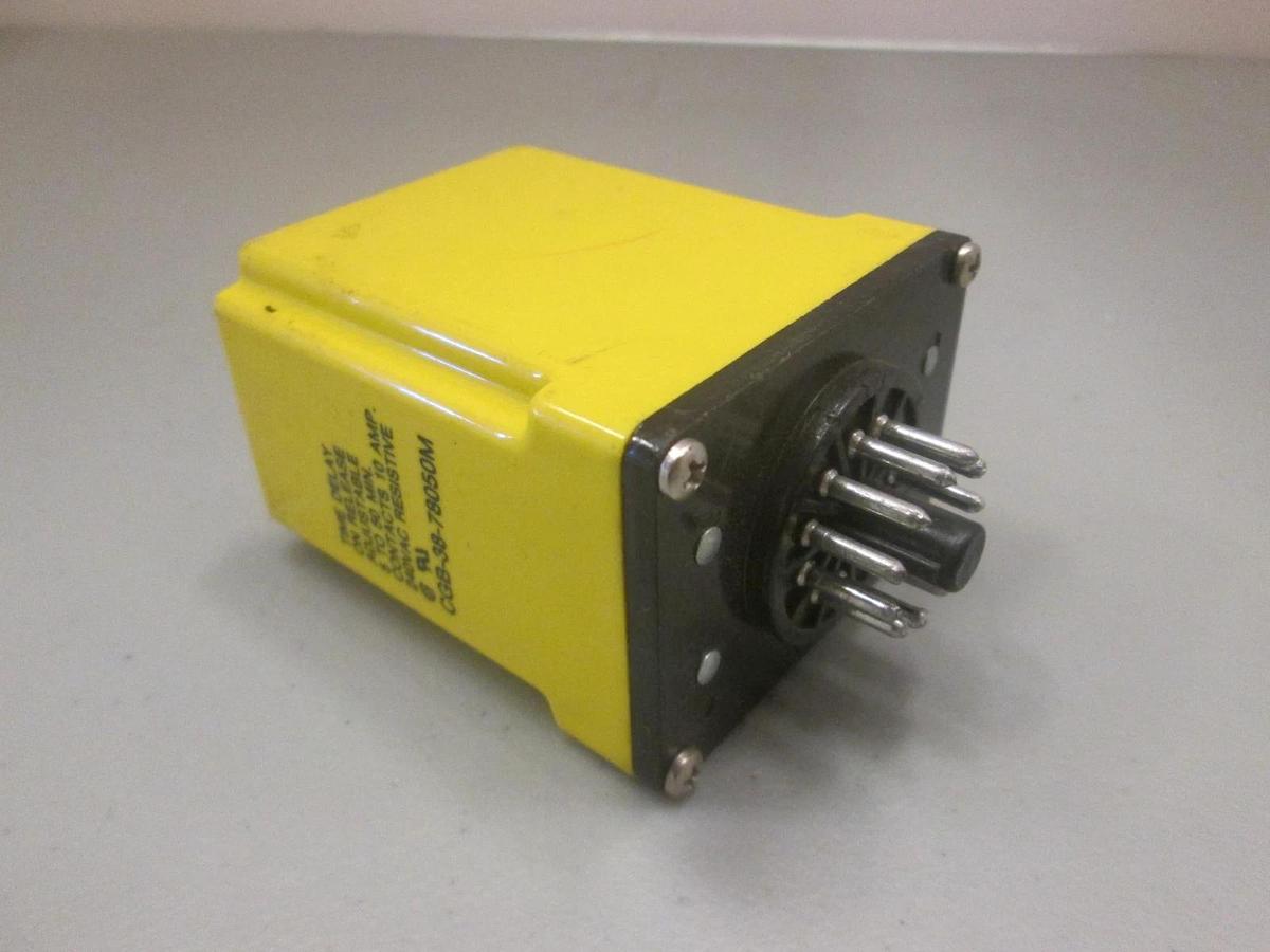 Used Potter & Brumfield, Time Delay, CGB-38-78050M, 10A, 240VAC, USed
