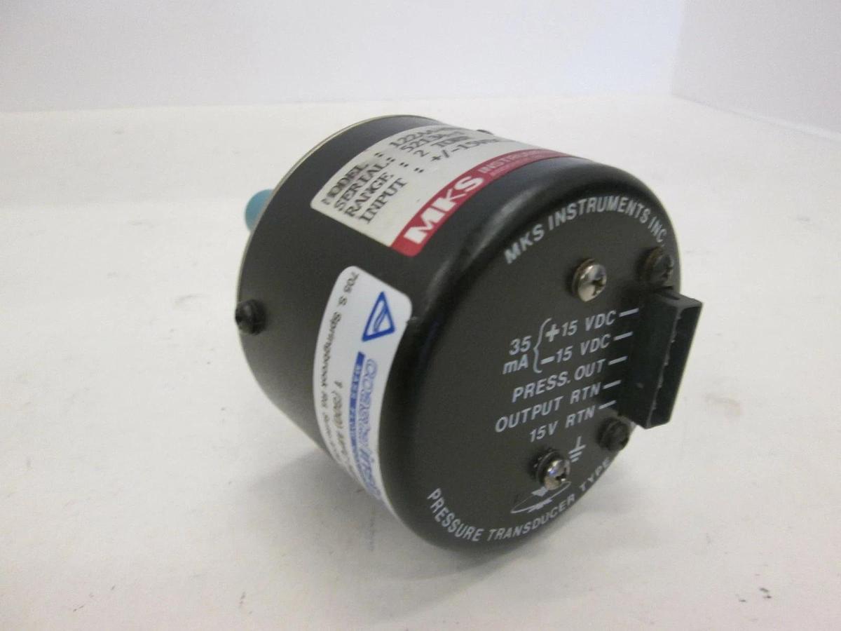 Used MKS, Baratron 2 Torr Pressure Transducer, 122AA-00002AB, Used