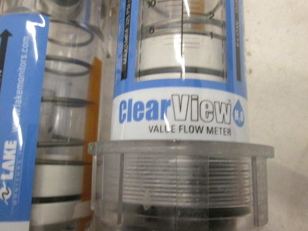 Used Clear View, Flow Meter Valve, CVCO5W3S, 5-20 LPM, 1-5 GPM, Used, Lot of 2