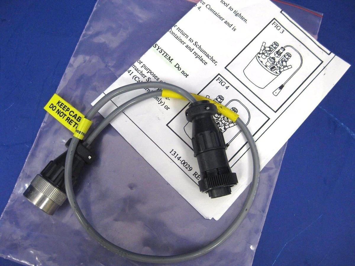 Used SCHUMACHER, LSU-1, 2103-0004-D Optocoupler Cable Assy for Quartz Optical Probe