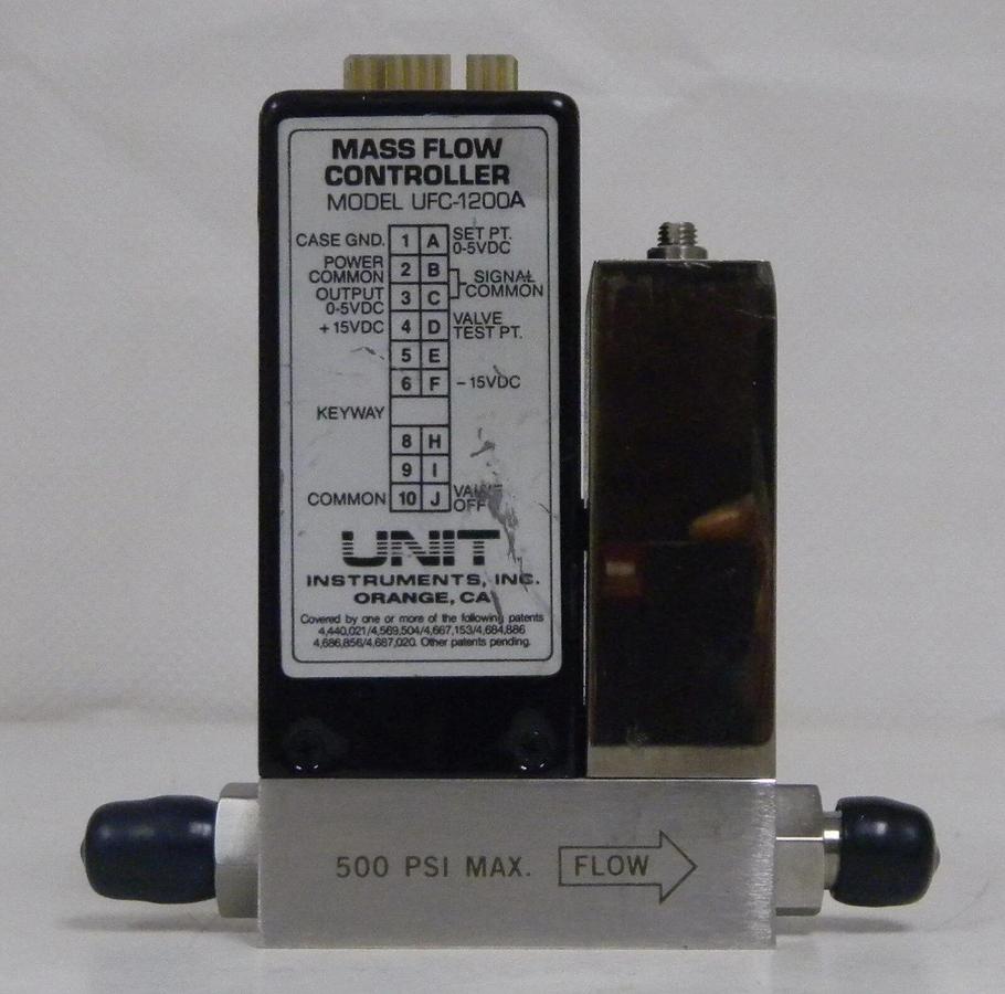 Used Unit UFC-1200A Mass Flow Controller, Gas- HCL, Range- 200 SCCM, Used