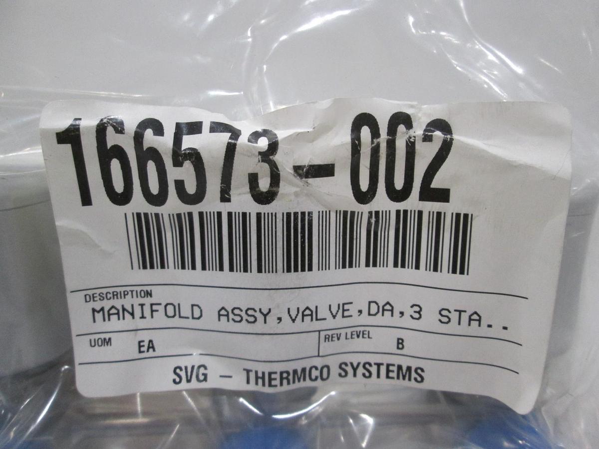 Used SVG VTR, 166573-002, Manifold Assy, Valve, DA, 3 Stage, New