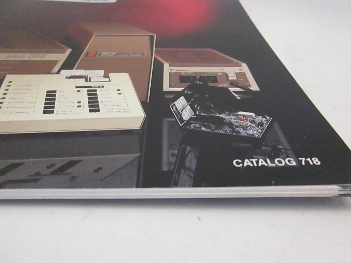 Used Sola Products Catalog, Catalog 718, Used