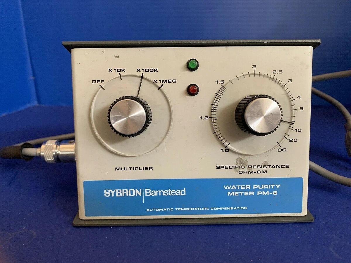 Used Sybron Barnstead PM-6 Water Purity Meter, Used