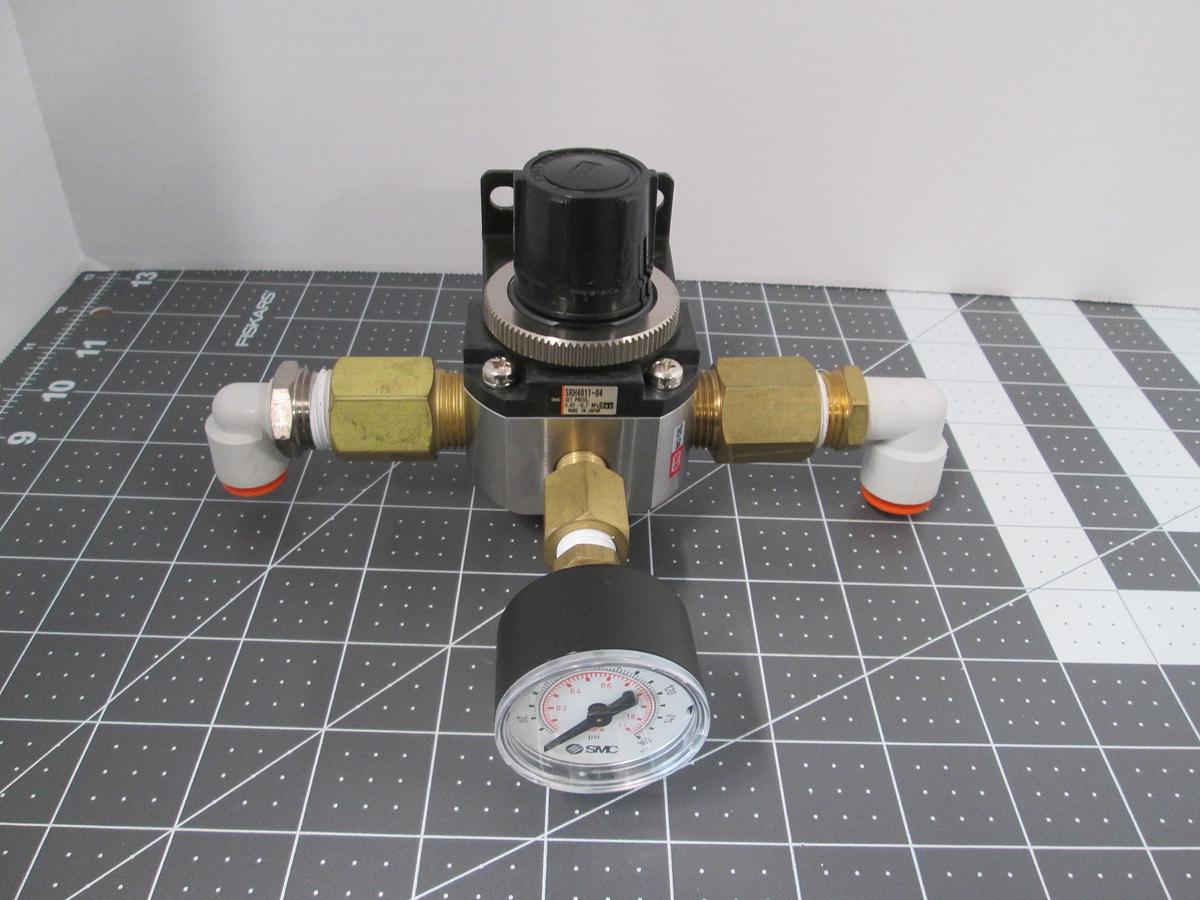 Used SMC, SRH4011-04, Stainless Steel Clean Regulator, 1/2"Rc, Used Working
