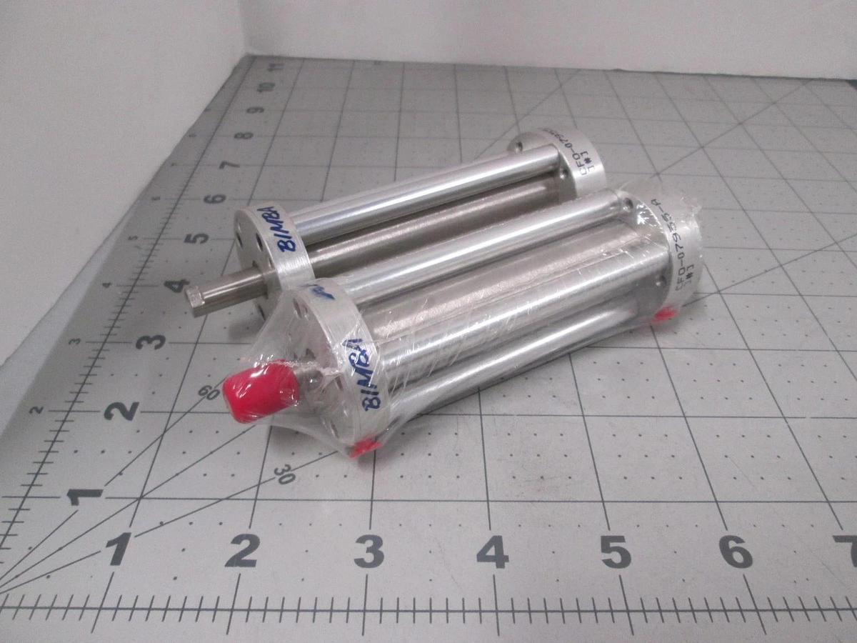 Bimba, CFO-07955-A, Pneumatic Air Cylinder, New, Lot of 2