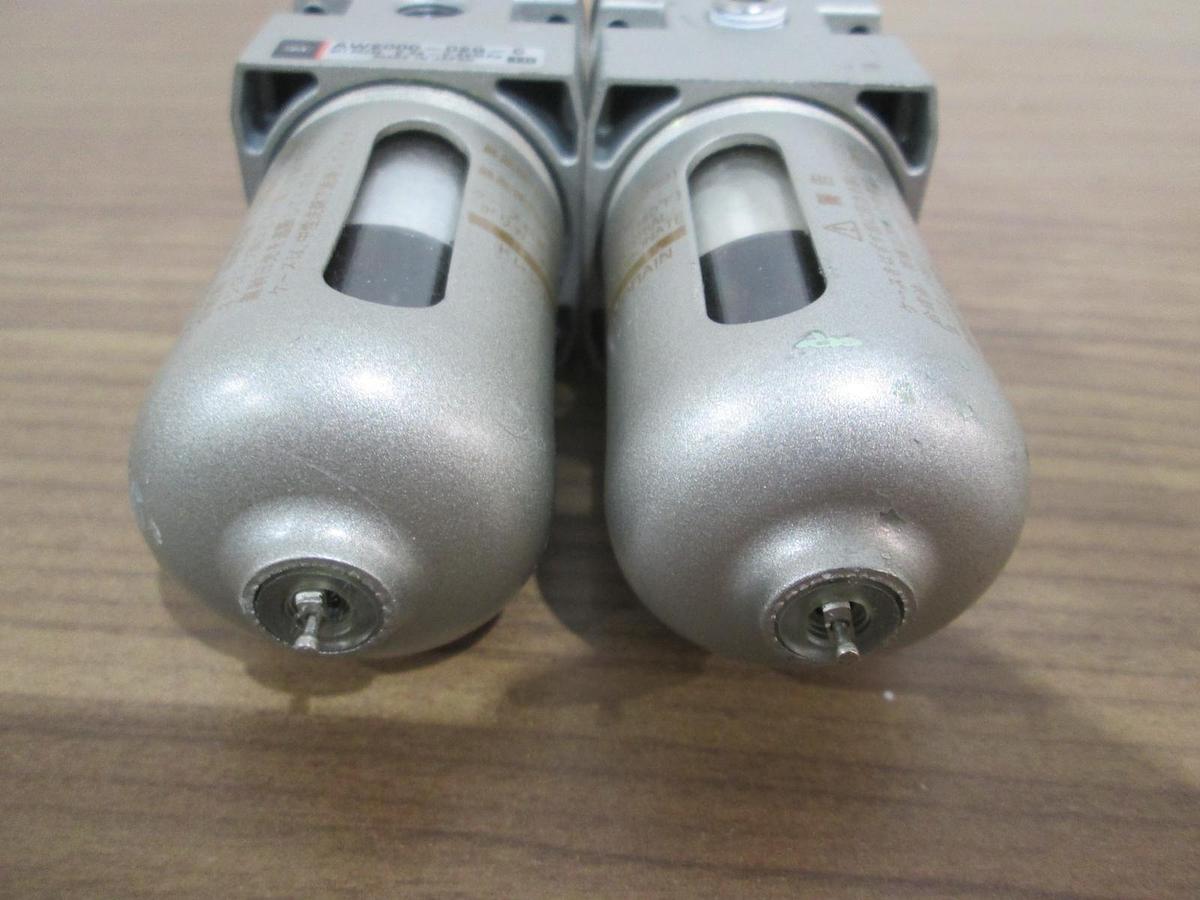 Used SMC, AW2000-02G-C, Pneumatic Mist Separator, Used, Lot of 2