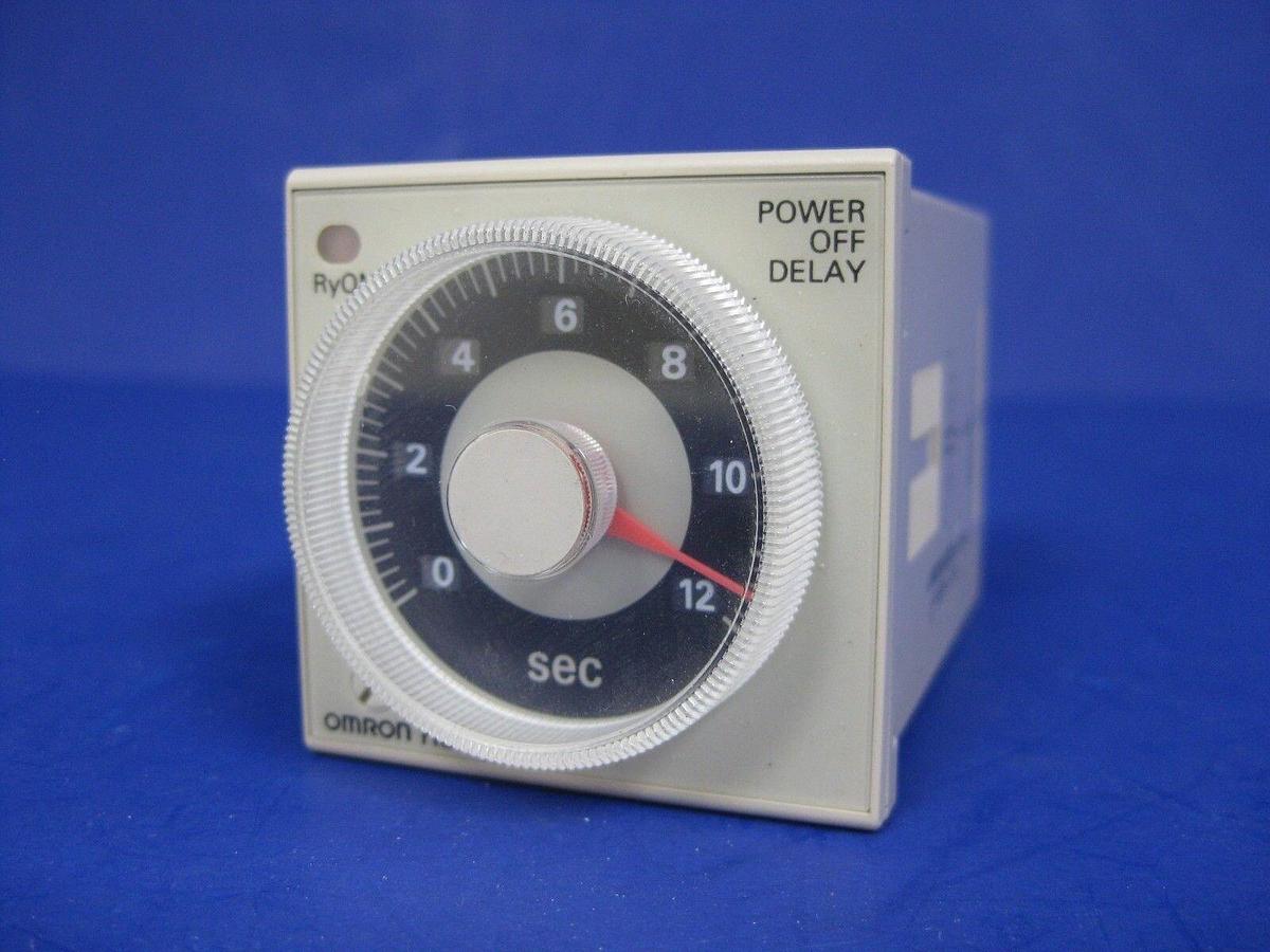 Used OMRON H3CR-H8RL Time Delay Relay, 0 .6 to12 SECONDS, Used