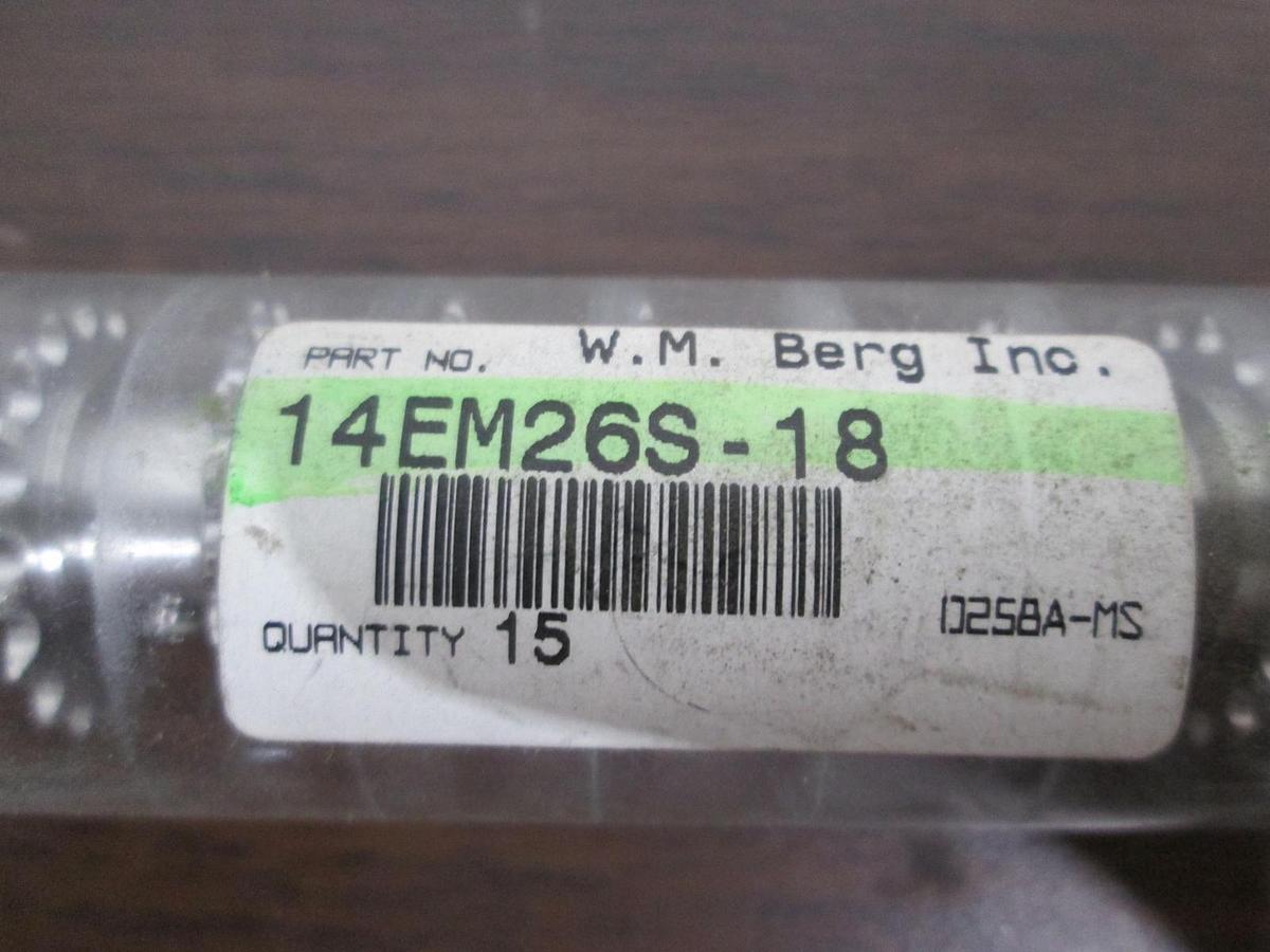 Used W.M. Berg, 14EM26S-18, Mini Pitch Sprocket, 18 Teeth, .1475”, New, Lot of 15