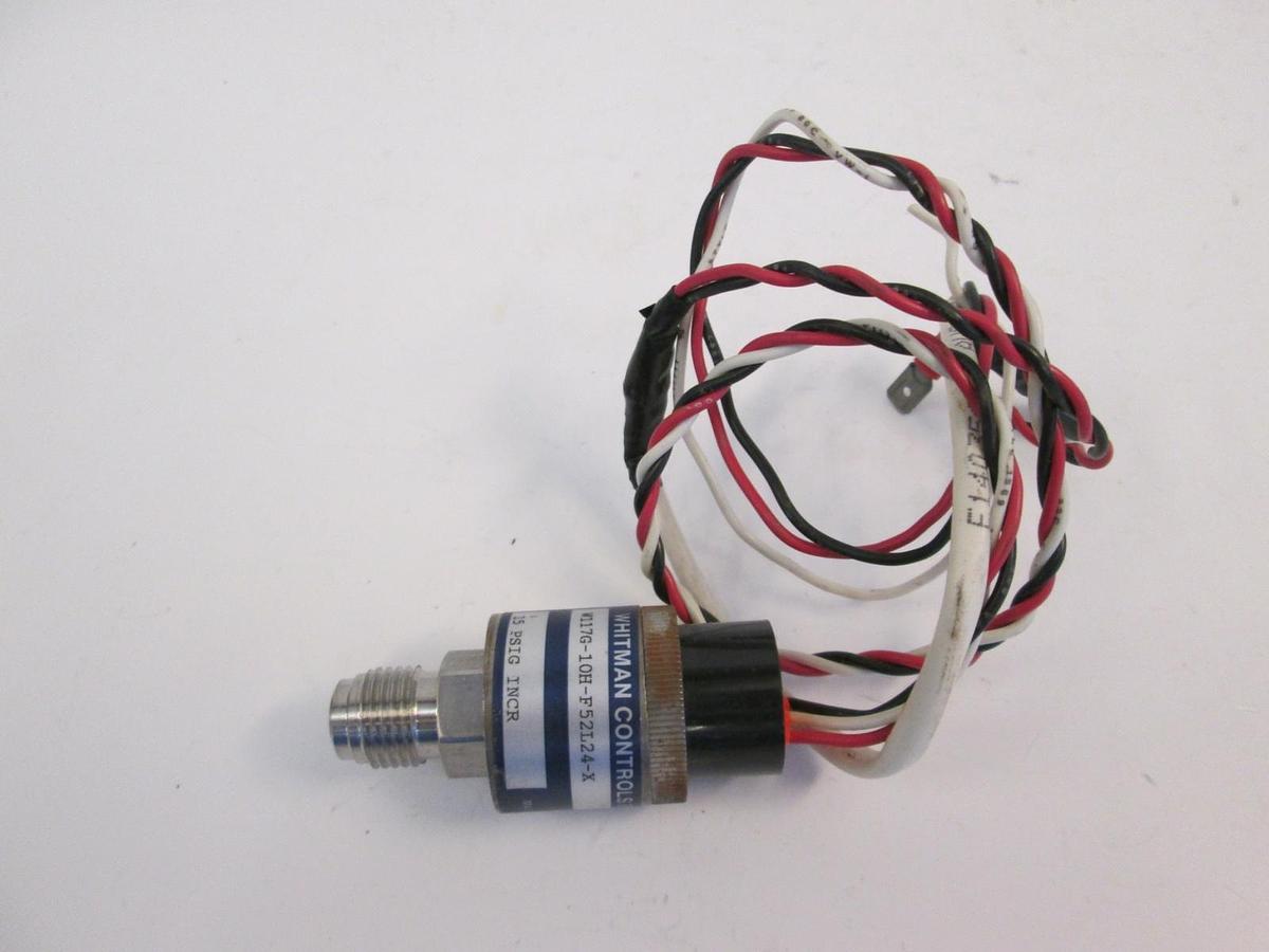 Used Whitman Controls W117G-10H-F52L24-X Ultra Pure Welded Pressure Switch