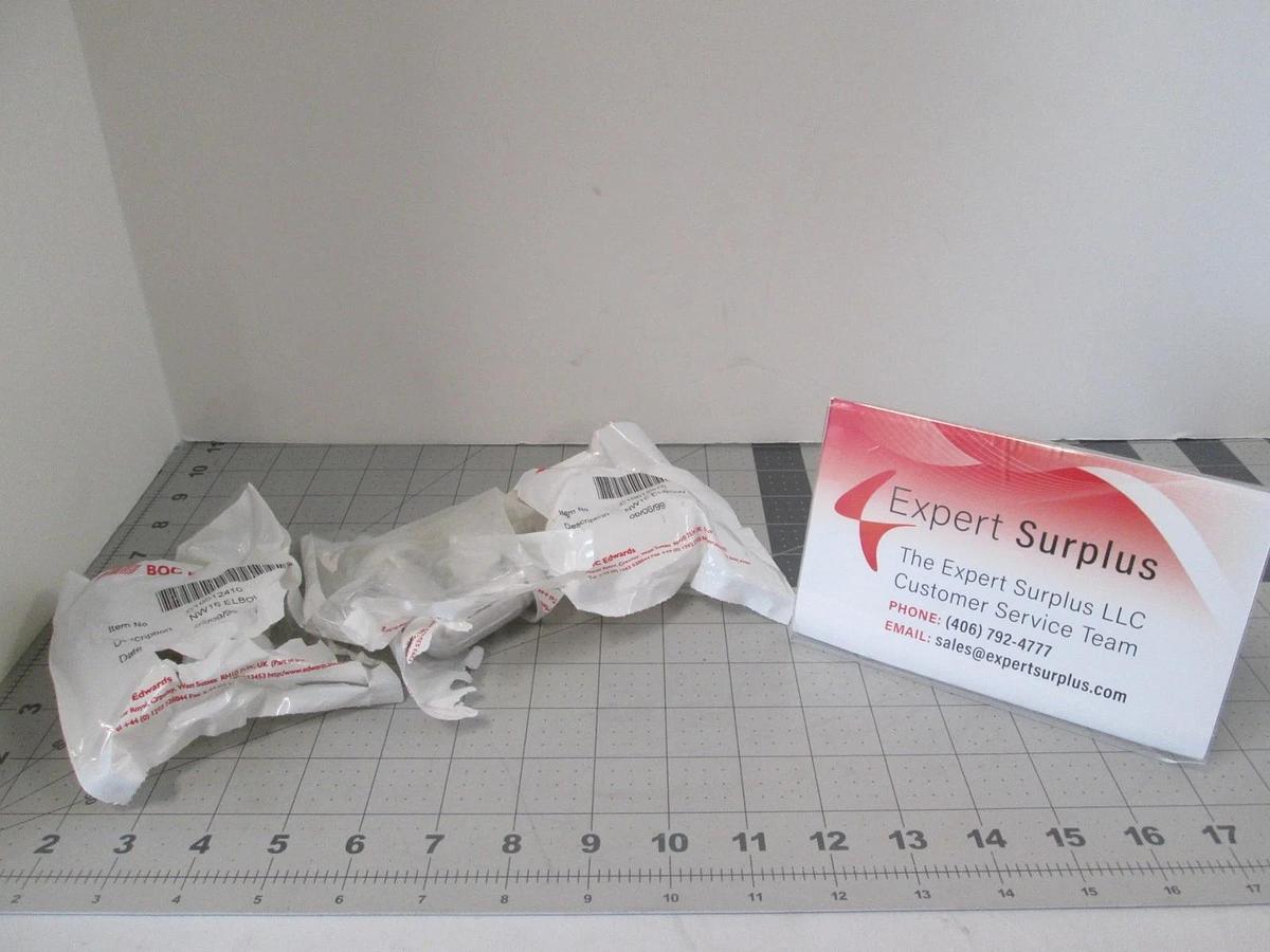 BOC Edwards, NW16 Elbow, 90 Degree Elbow, New, Lot of 3