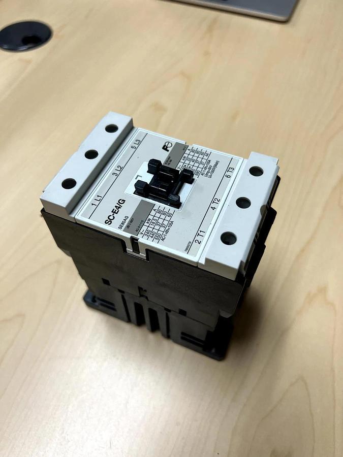 Used Fuji Electric FA, Contactor, SC-E4/G SE80AG, Used