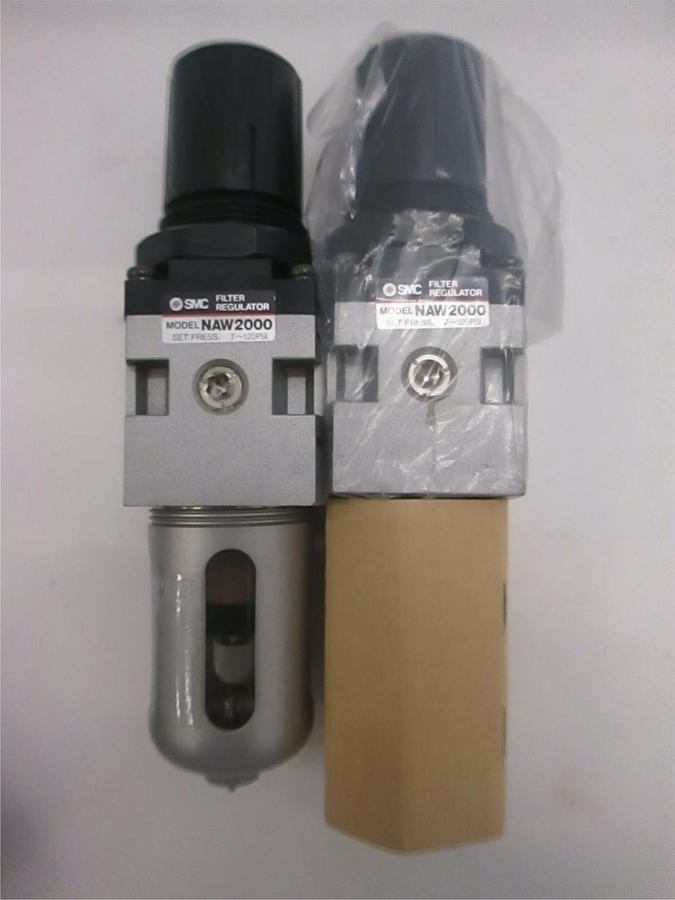 SMC, Filter Regulator, NAW2000, New, Lot of 2