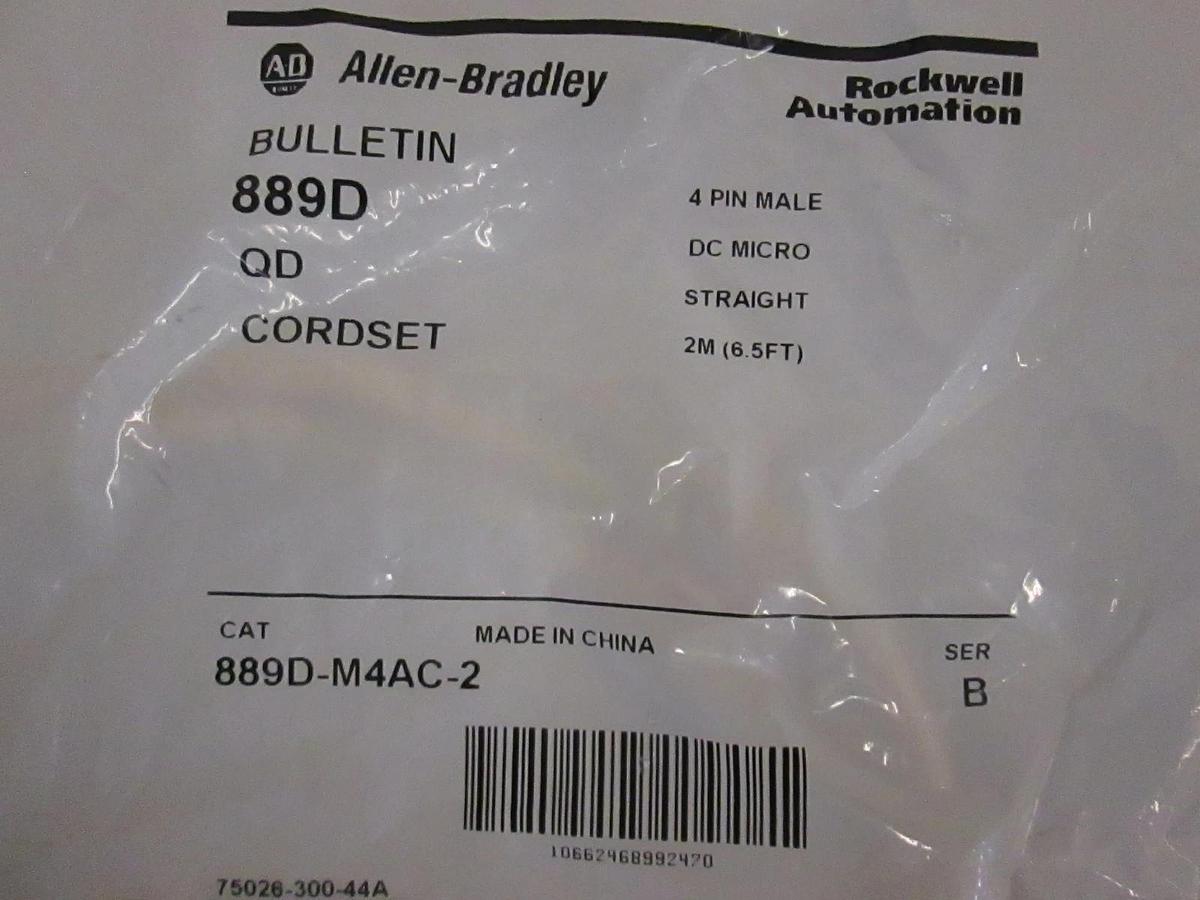 Allen-Bradley, 889D Cordset Cable, New