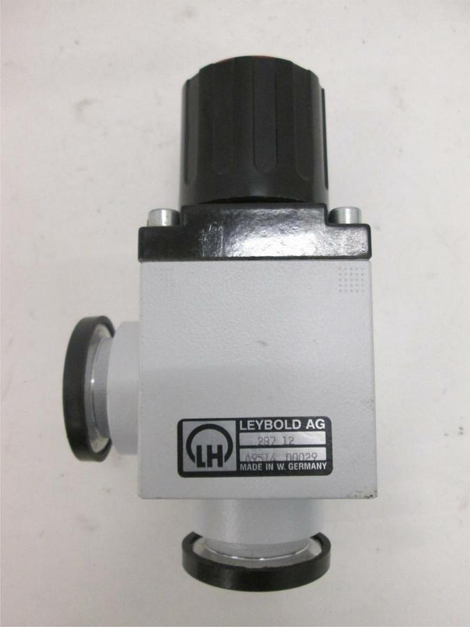 Used Leybold, 287 12, Sealed Vacuum Valve, Used