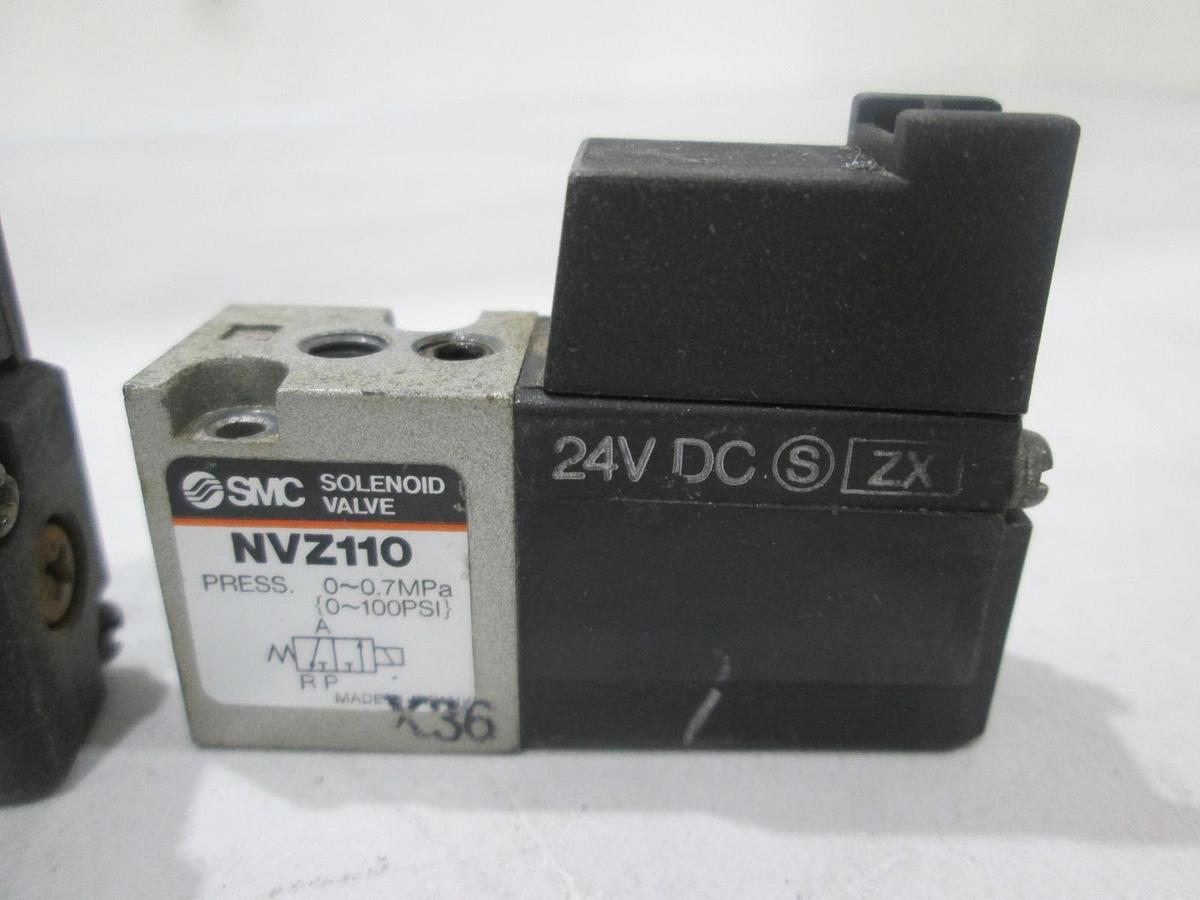 Used SMC, NVZ110, Pneumatic Valve, Used, Lot of 2