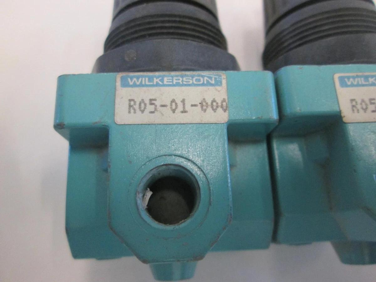 Used Wilkerson, Pneumatic Regulator No Gauge, R05-01-000, Used, Lot of 2