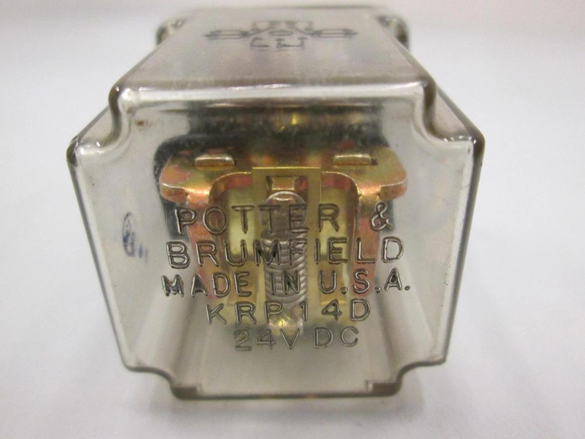 Used Potter & Brumfield, KRP14D, 24VDC Relay, Used