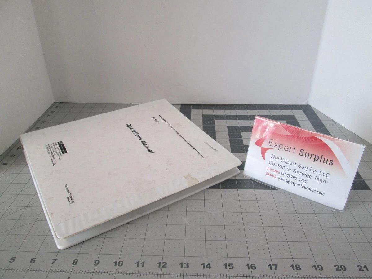 Used Watkins Johnson, Operations Manual, WJ-1000, Used