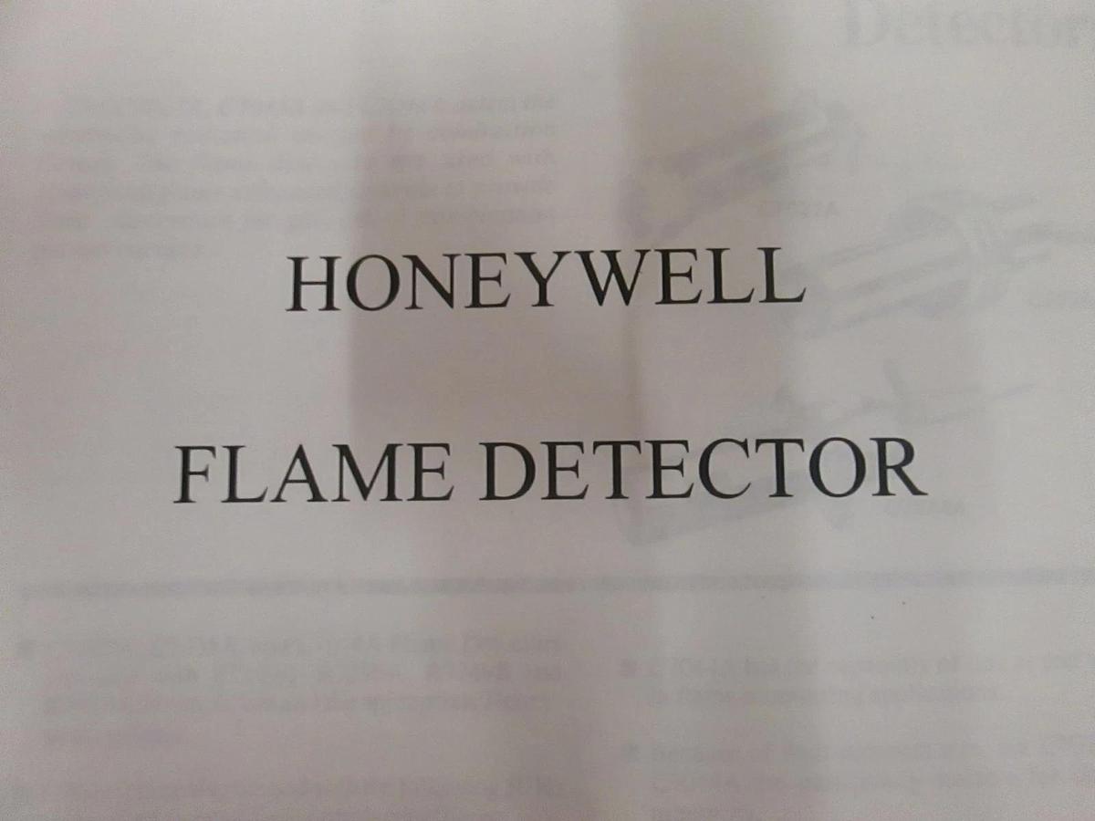 Used Honeywell Flame Detector Manual, Used