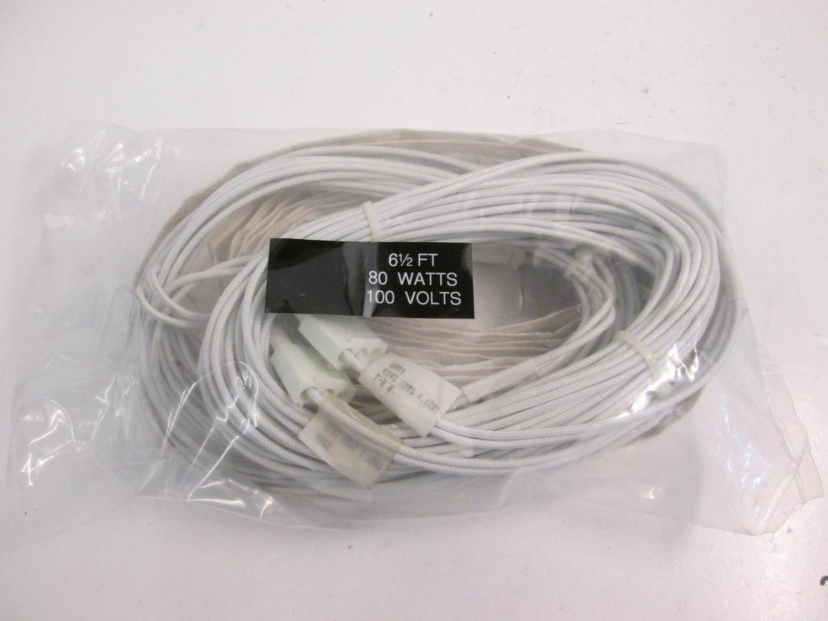 Used TEL Tokyo Electron FT5-2020M Heater Tape 100V 80W, 2 Rolls x 6 1/2'FT