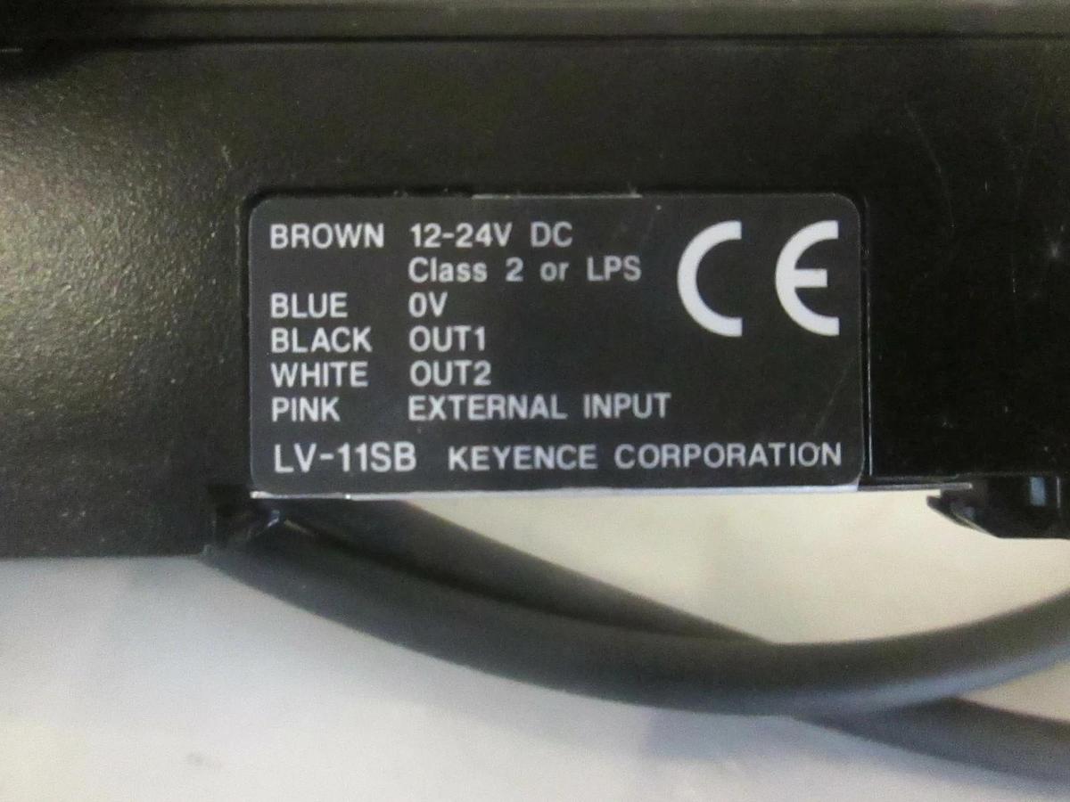 Used Keyence, Digital Laser Sensor, LV-11SB, Used