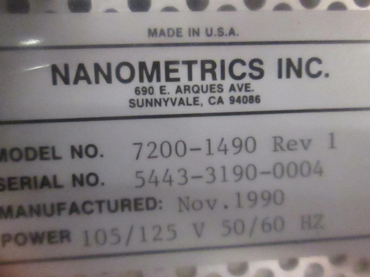 Used Nanometrics, Power Supply, 7200-1490, Used
