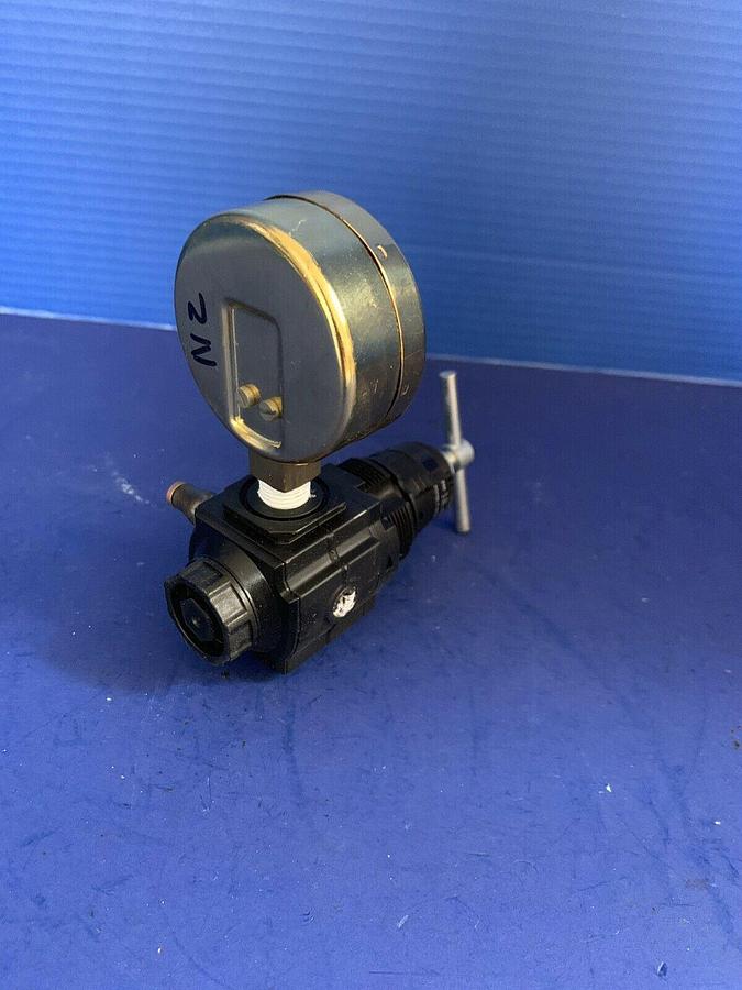 Used Norgren R72G-2AT-RMG Pneumatic Regulator w/ Gauge, Used