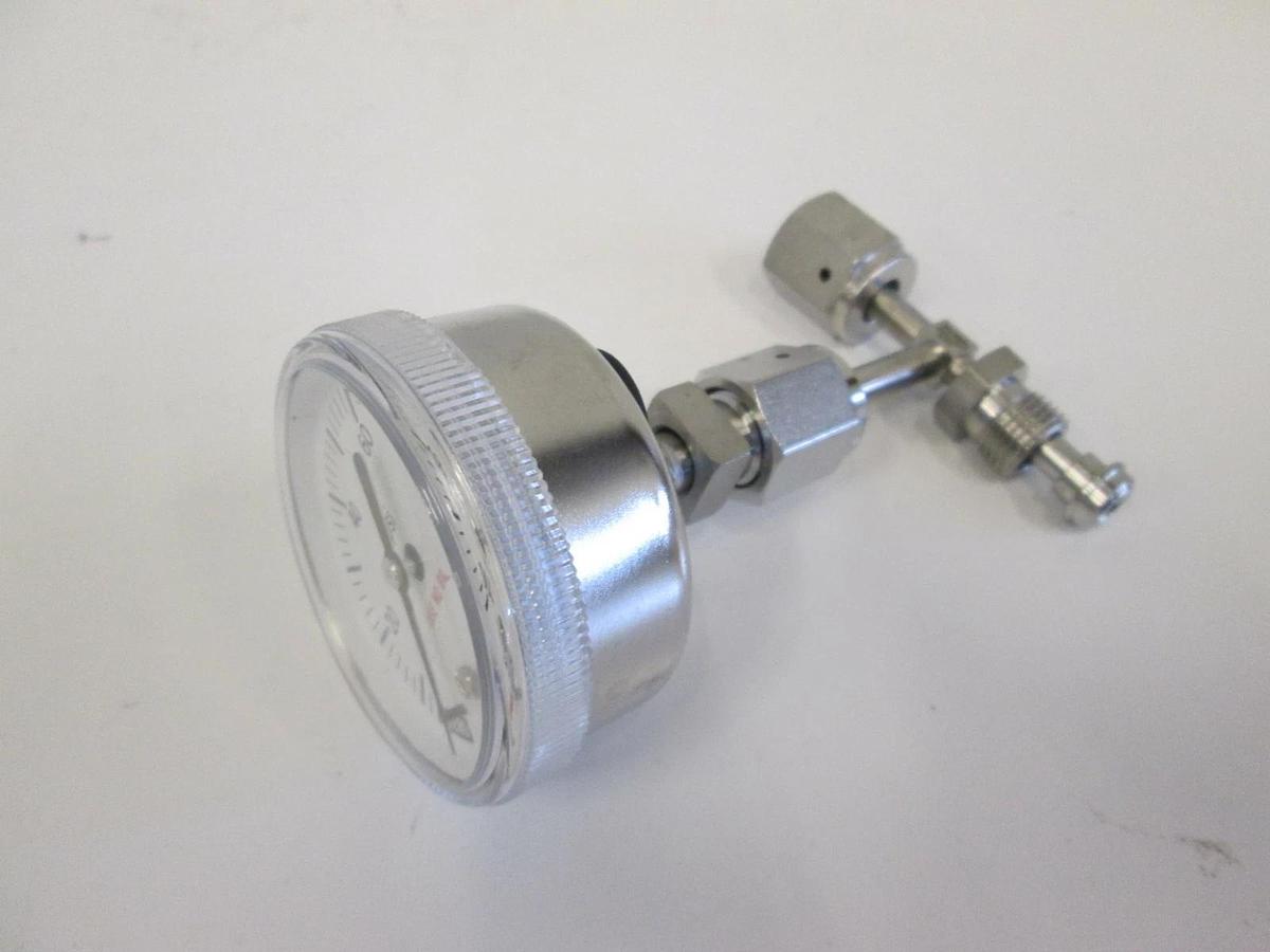 Used Span Pressure Gauge 0-100 psi, 1/4" FVCR, 1/4" MVCR Used