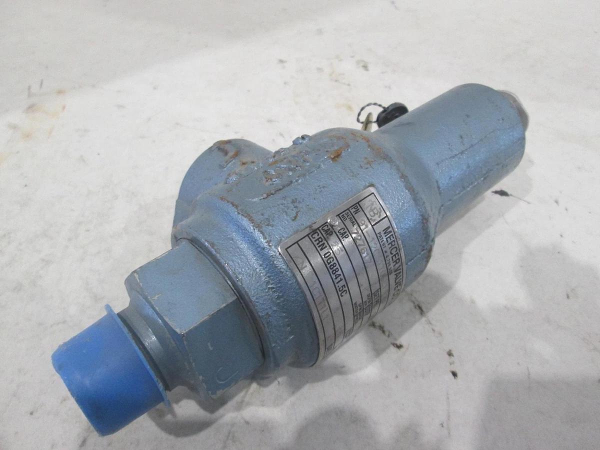 Mercer Valve, CRN0G8841.5C, Pressure Relief Valve, New