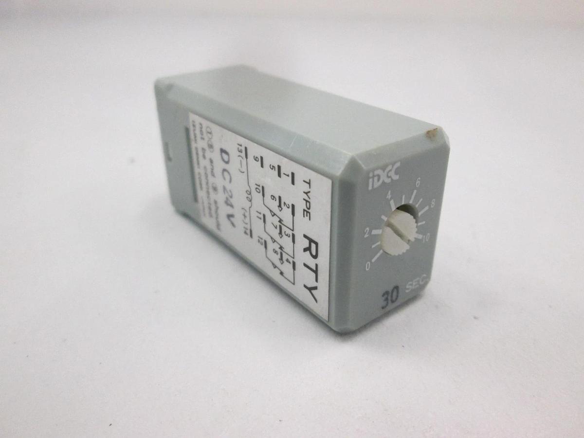 Used IDEC, RTY, DC 24V Relay, Used