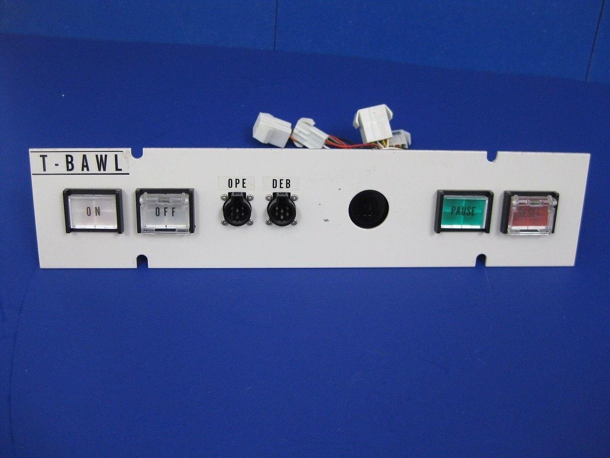 Used TEL Tokyo Electron T-Bawl Control Panel, 12.5" L Used