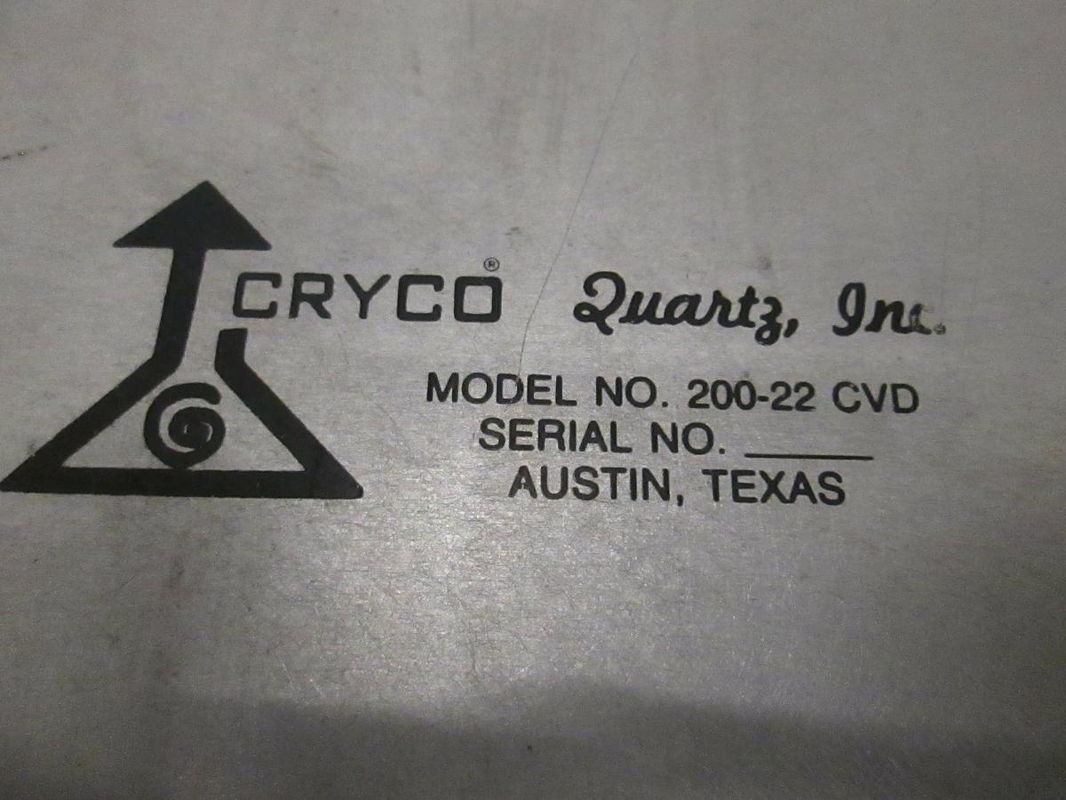 Used Cryco Industries Cantilever Head/ Boat Loader Head Assembly 200-22CVD, Used