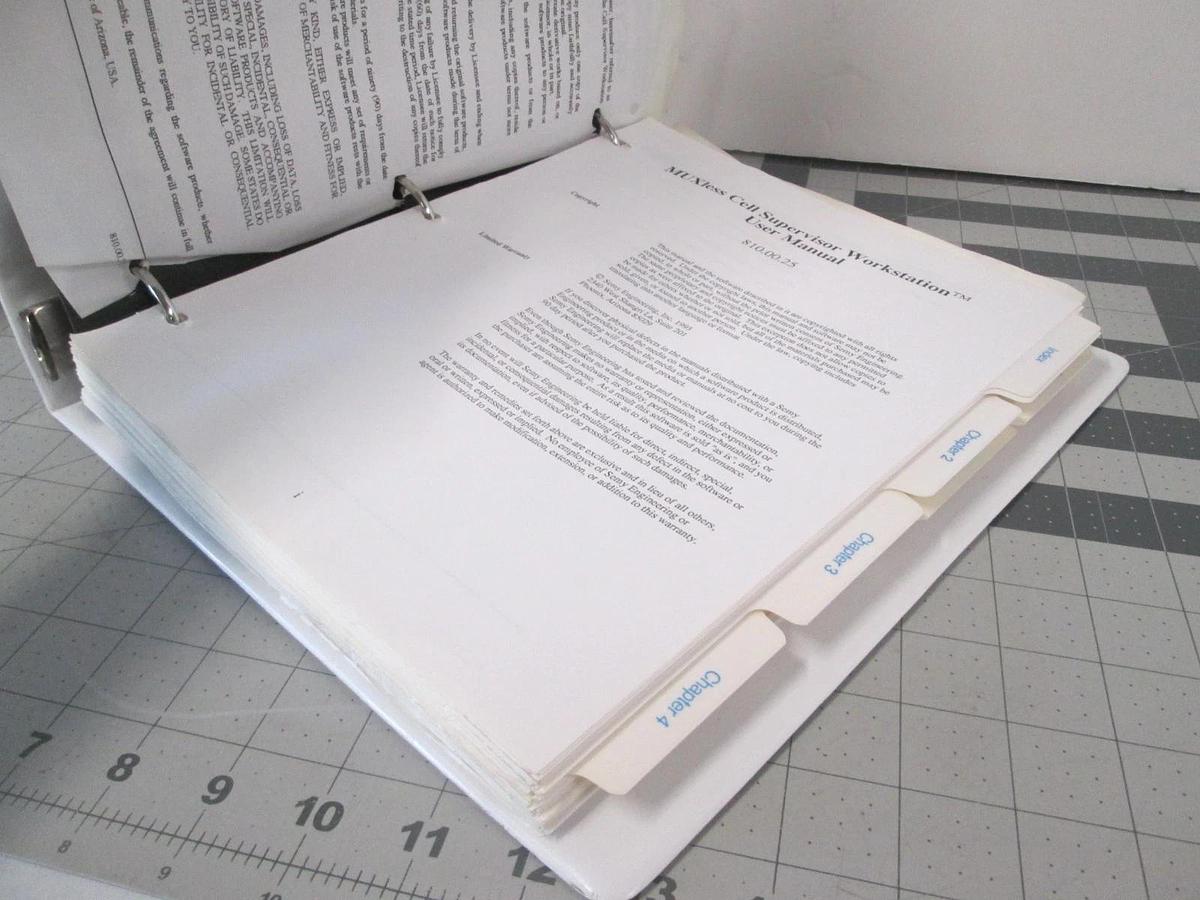 Used Semy, 810.00.25, Cell Supervisor Workstation, User Manual, Used