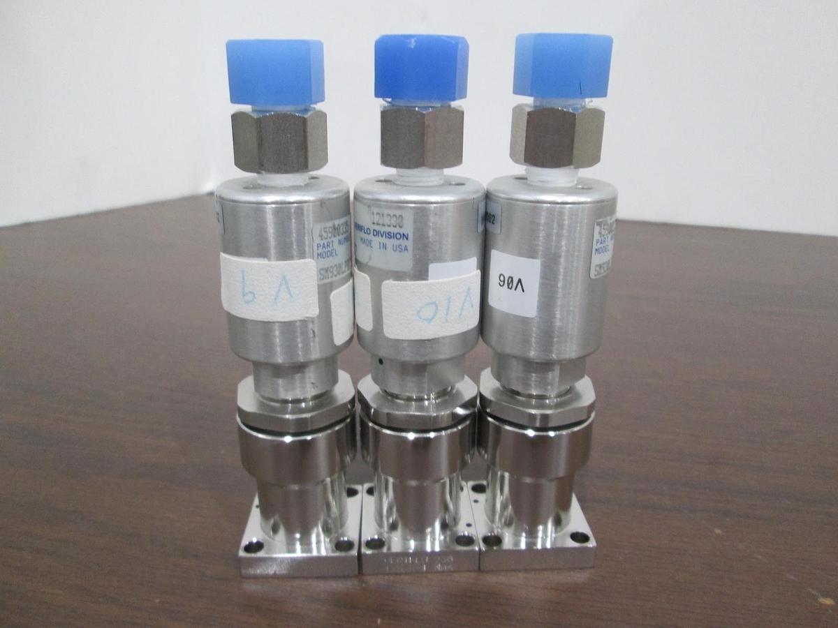 Used Parker Veriflo, SM930LPNCS102VESP, High Purity Valve, Used, Lot of 3