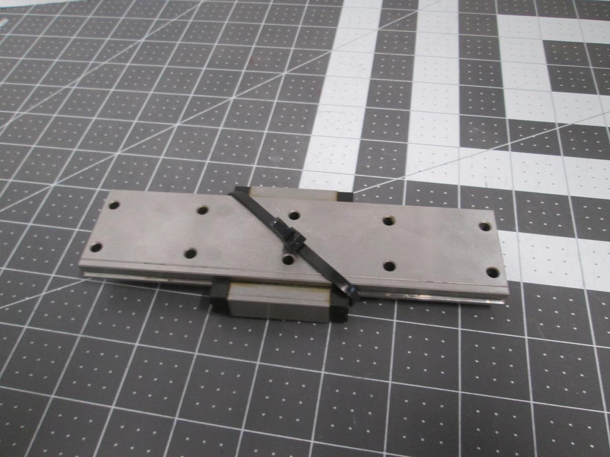 Used Misumi SSEBW16 Miniature Wide Linear Guide Rail with Carriage Slide Block