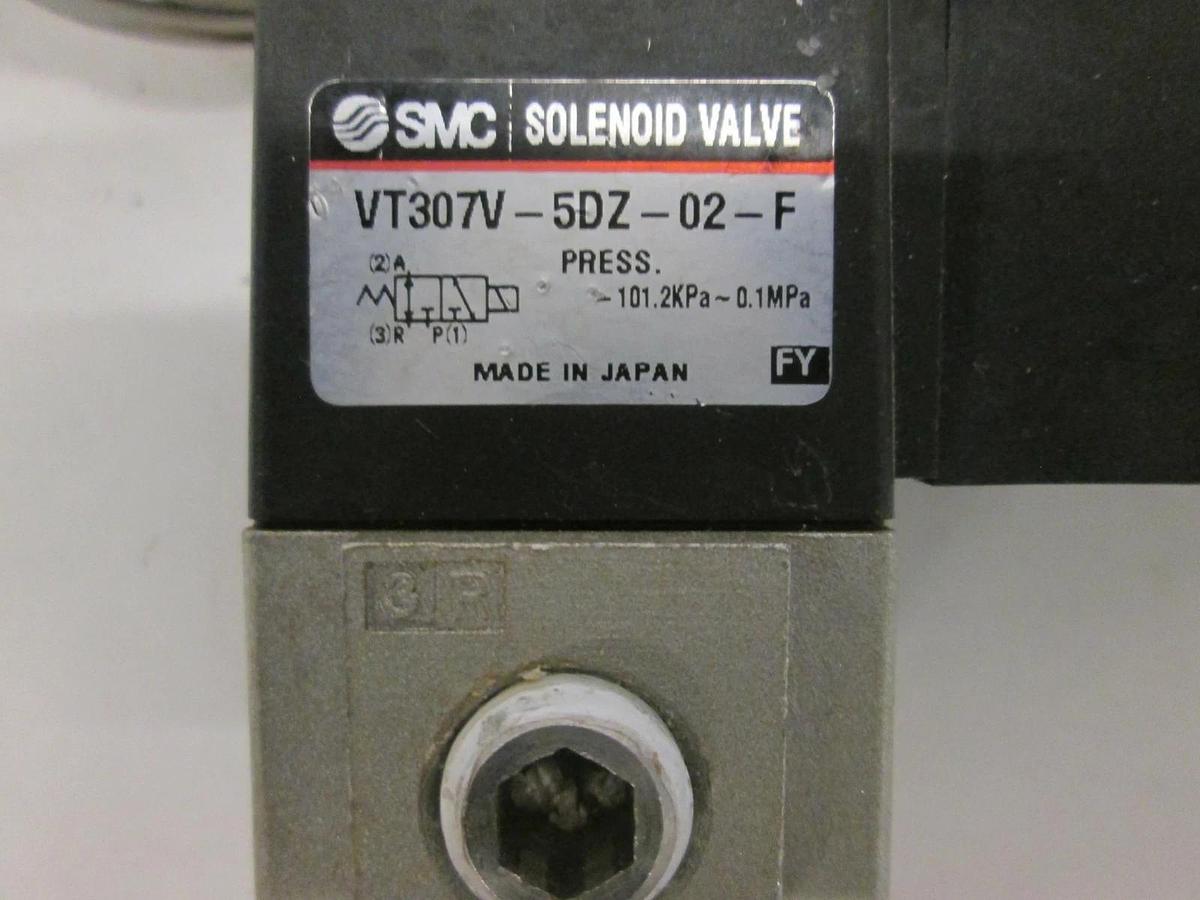 Used SMC, VT307V-5DZ-02-F, Solenoid Valve, Used