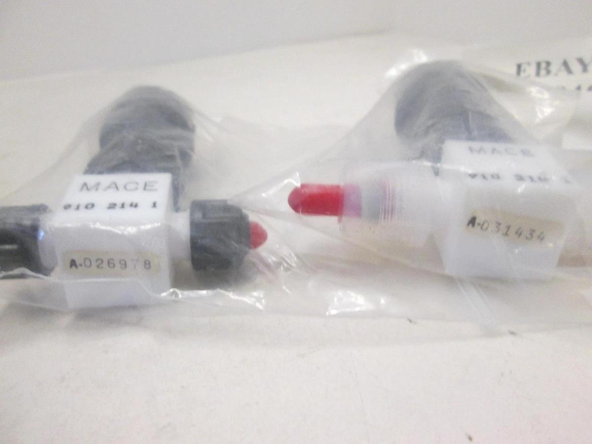 Mace, 910 214 1, TEFLON NEEDLE VLV LOOSE 1/4 PM, New, Lot of 2