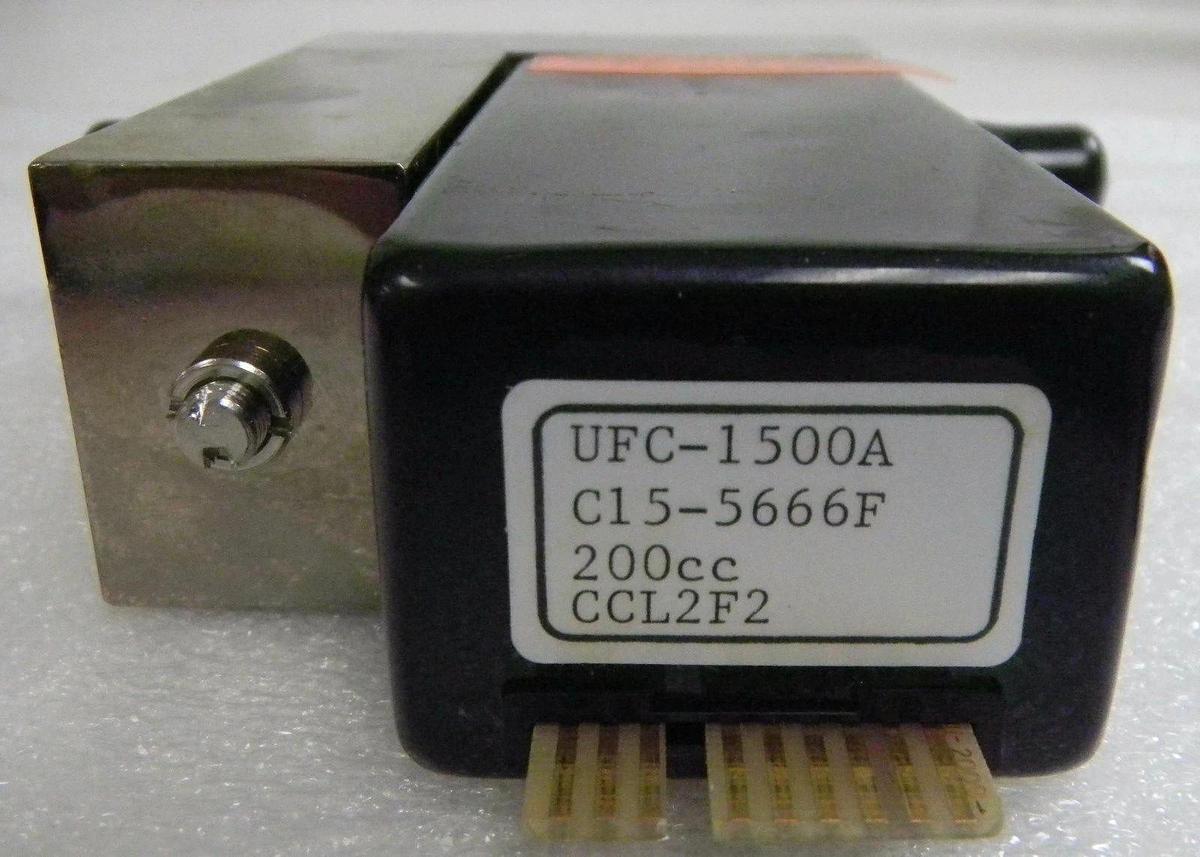 Used Unit UFC-1500A, Mass Flow Controller, Gas- CCL2F2, Range- 200 CC, 1/4" M I/O
