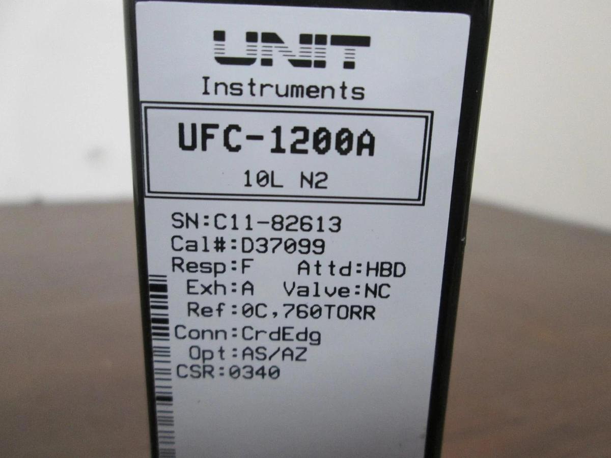 Used Unit, UFC-1200A, 10L, N2, Mass Flow Controller, 1/4" Port Used