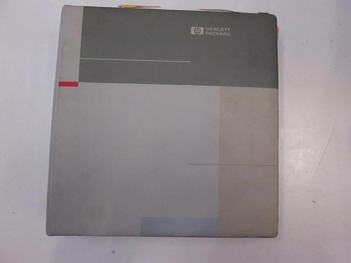 Used HP 16550A 100-MHz State/500MHz Timing Logic Analyzer Service Guide, Used