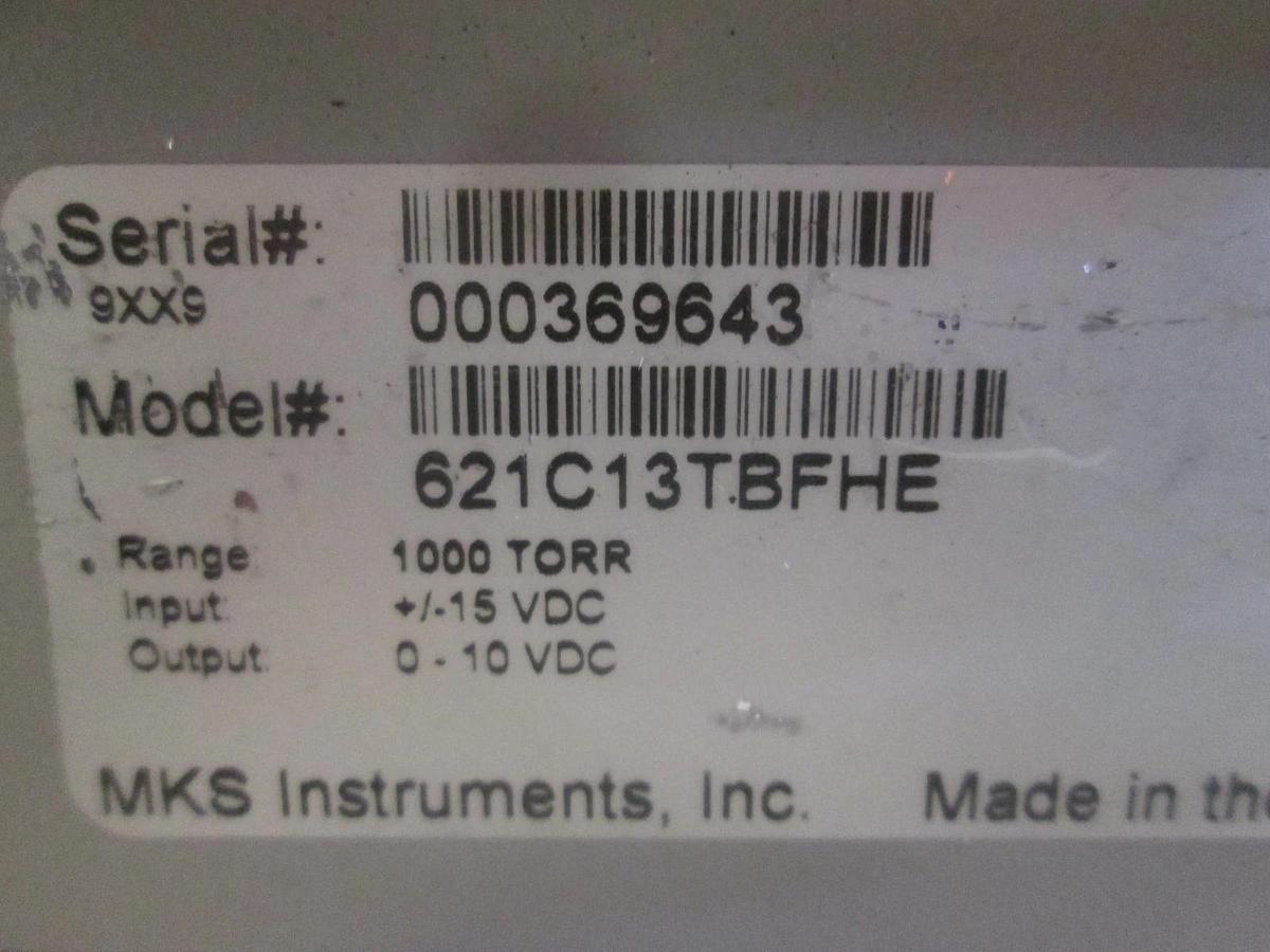 Used MKS Model 621C13TBFHE Remote Transducer & Signal Conditioner Kit, Used
