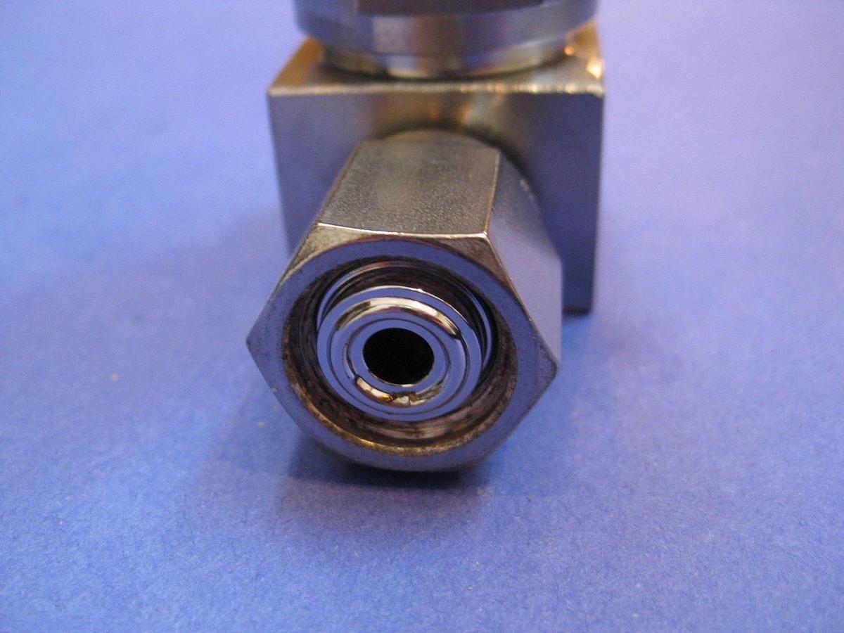 Used Nupro Swagelok 6LV-BNBW4-C, Diaphragm Valve, NC, 1/4" FVCR x 1/4" FVCR, Used