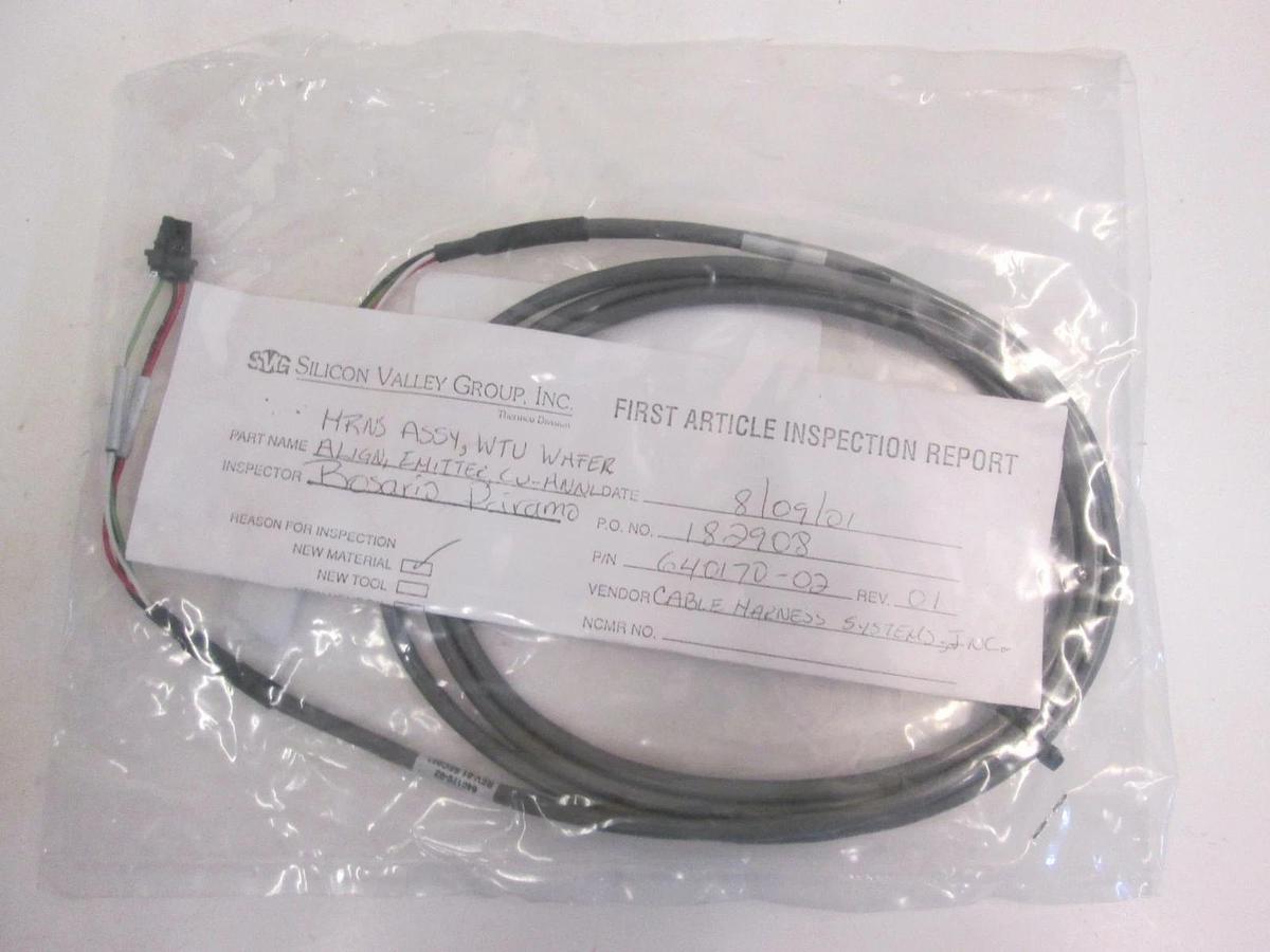 SVG Cable Harness Assy, WTU Wafer Align, Emitter, 640170-02, NIP