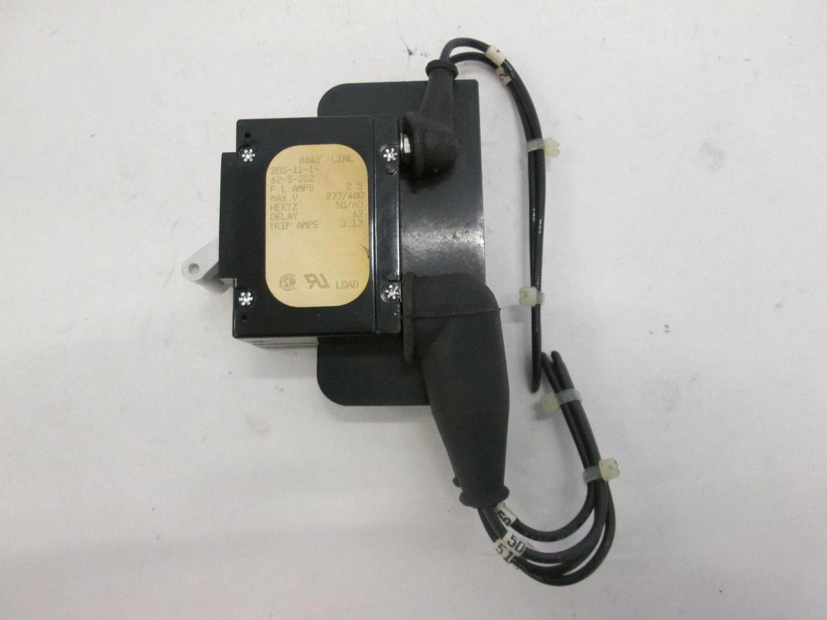 Used Carling Switch, Circuit Breaker, 205-11-1-62-5-252, 2.5A, Used