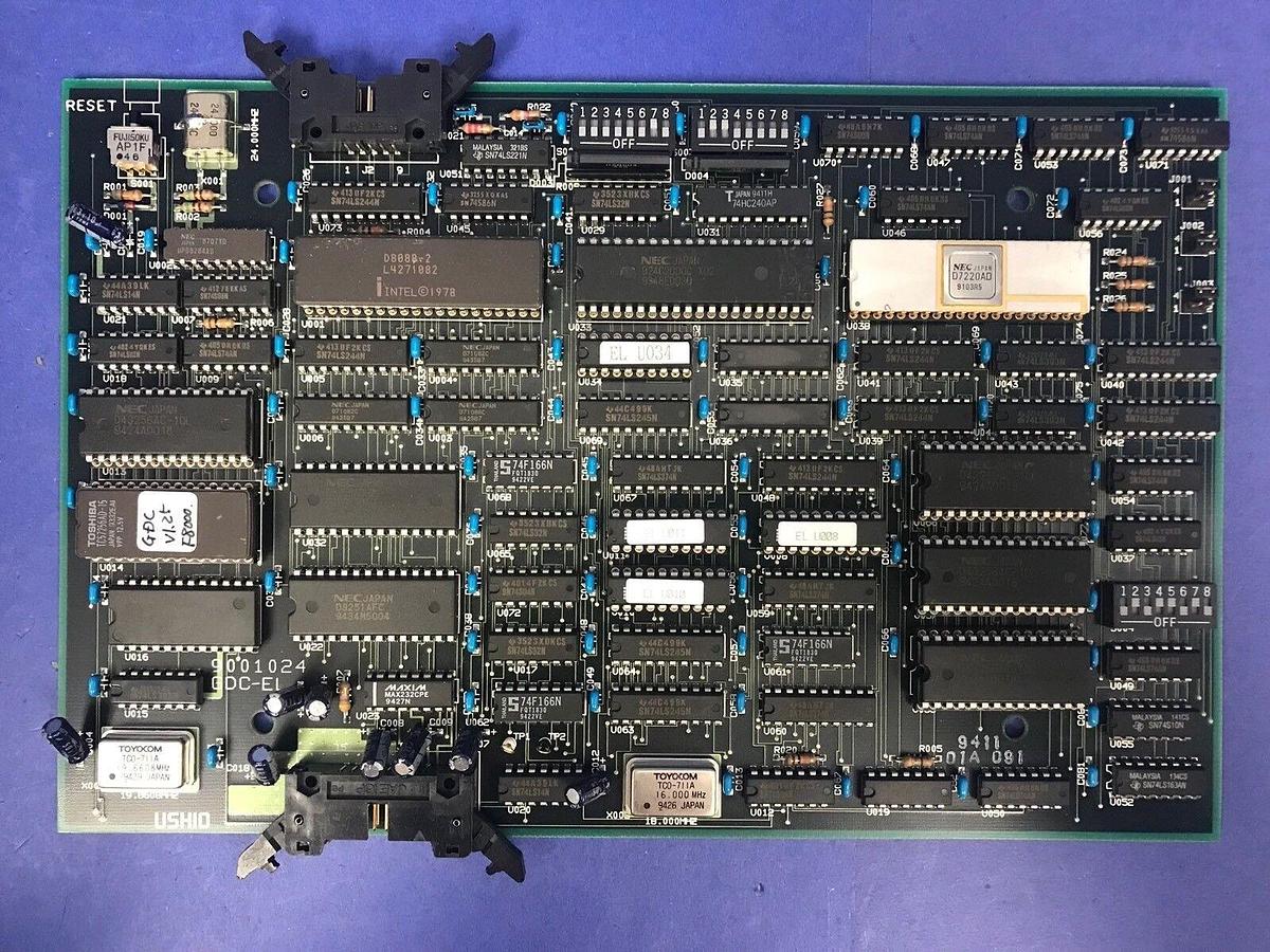 Used Ushio GDC-EL 9001024 PCB Assy, Used